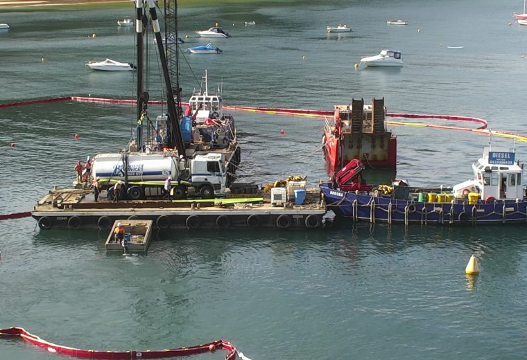 Sewage truck removed intact from seabed at Pittwater