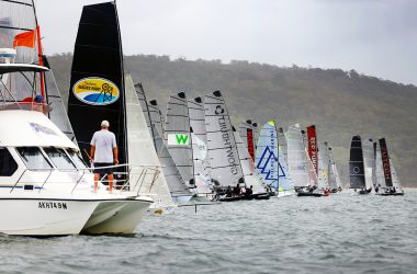 Light and tight racing brings surprise results at 16ft Skiff Nationals