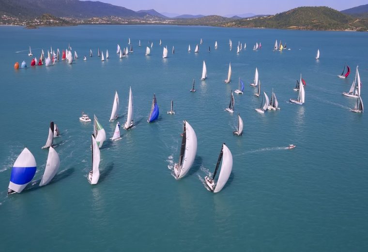 Airlie Beach Race Week – the rounding mark on a distant horizon