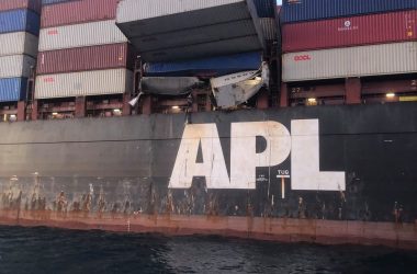 New debris from containers washes up after wild weather