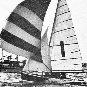 1963 Giltinan champion,Schemer, skippered by Ken Beashel