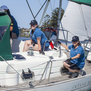 The crew on board Philippe Maes’ Libertine sailed well, and happily, nearly getting onto the podium in the end.