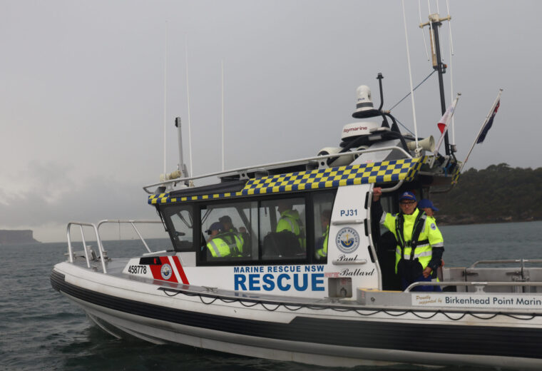 Marine Rescue NSW Volunteers Complete Major Search And Rescue Exercise In Sydney Harbour