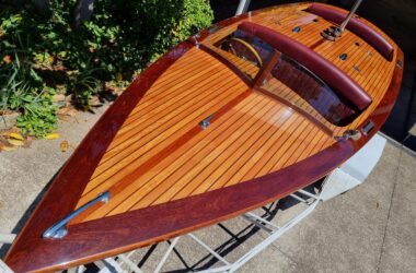 Timber Hull Speed Boat